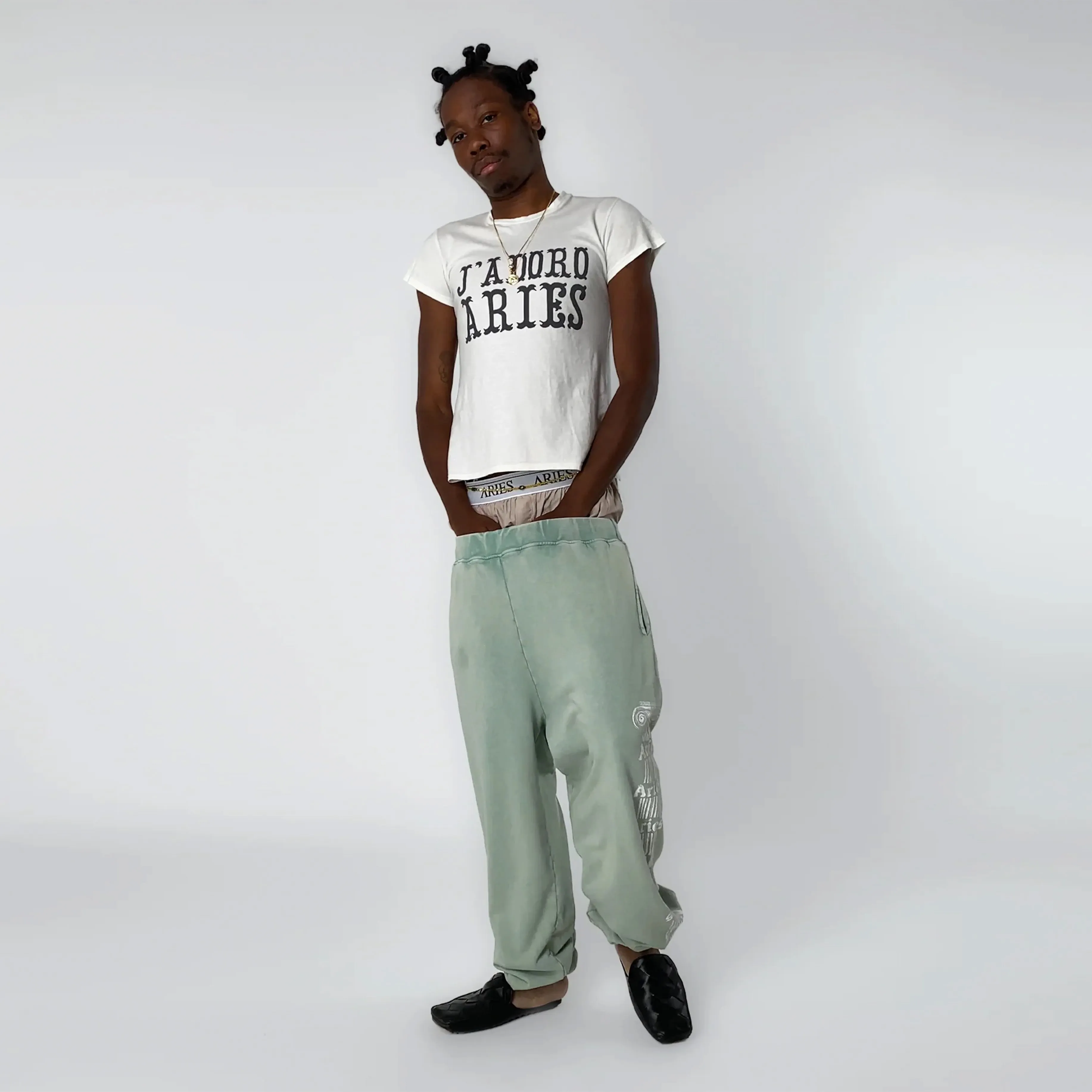 Editors Pick Aries Womens J'adoro Western Cap Sleeve Tee Off White  Today Only!