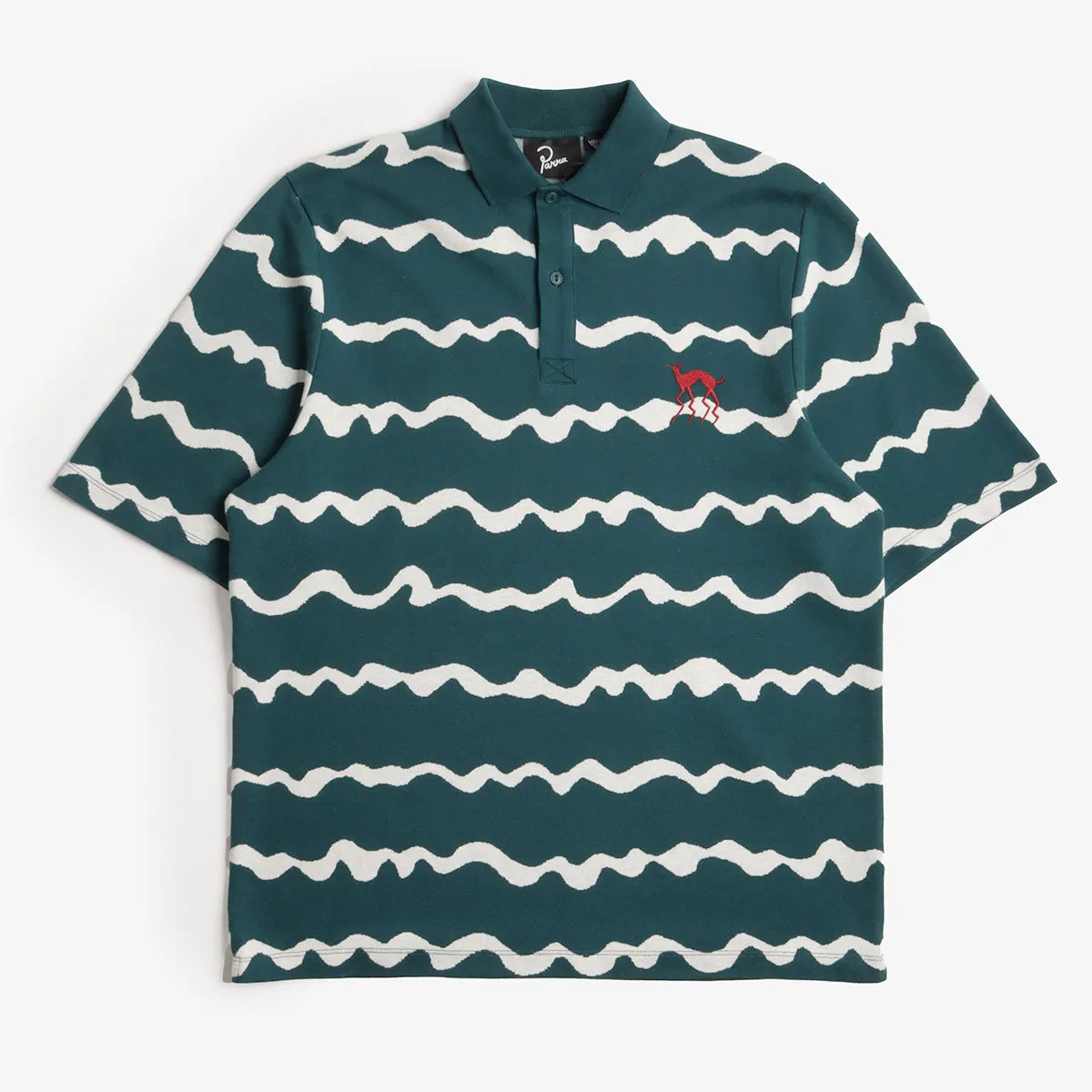 Editors Pick By Parra Broken Waves Polo Shirt  Almost Sold Out!