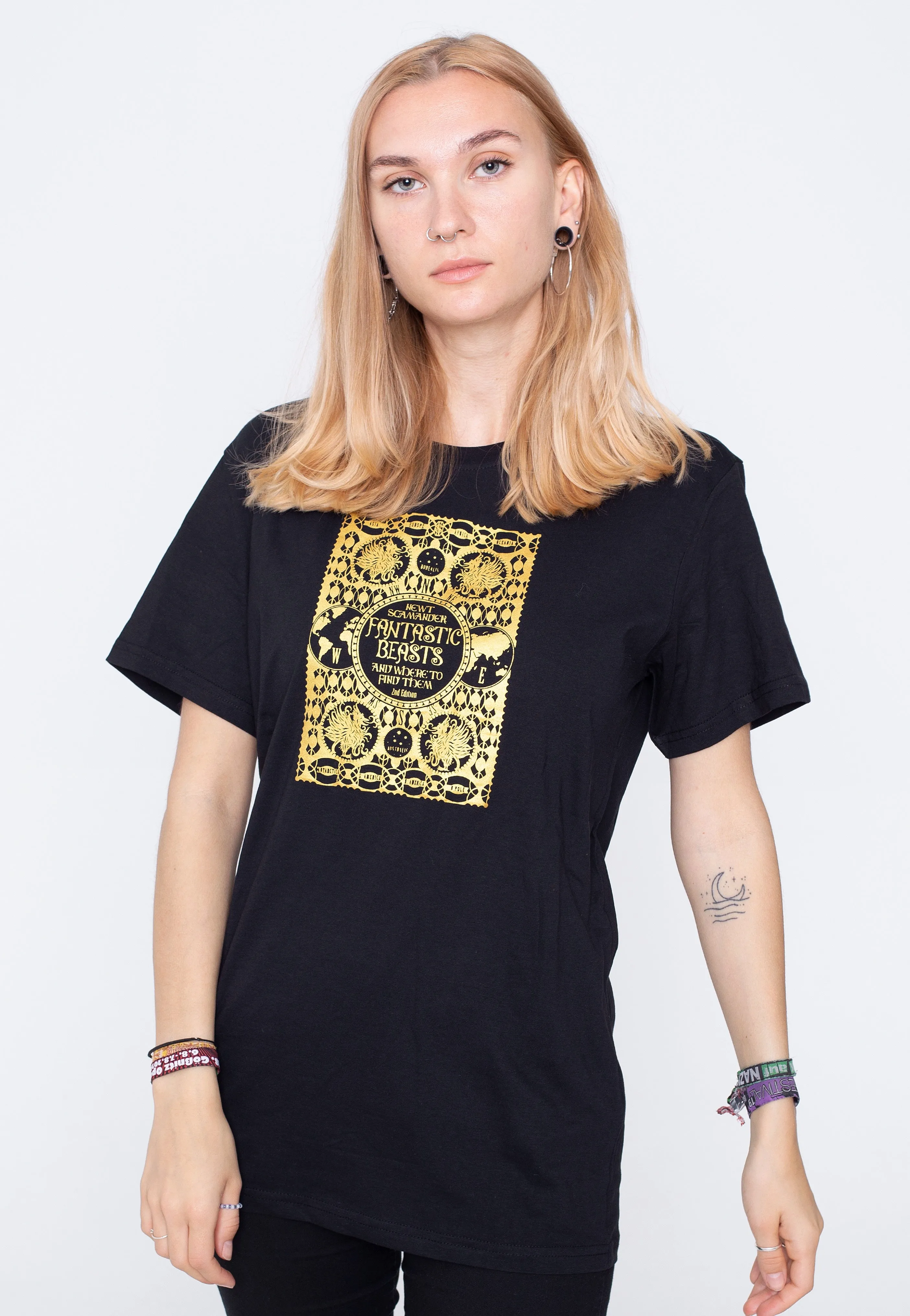 Fantastic Beasts - Golden Logo - T-Shirt