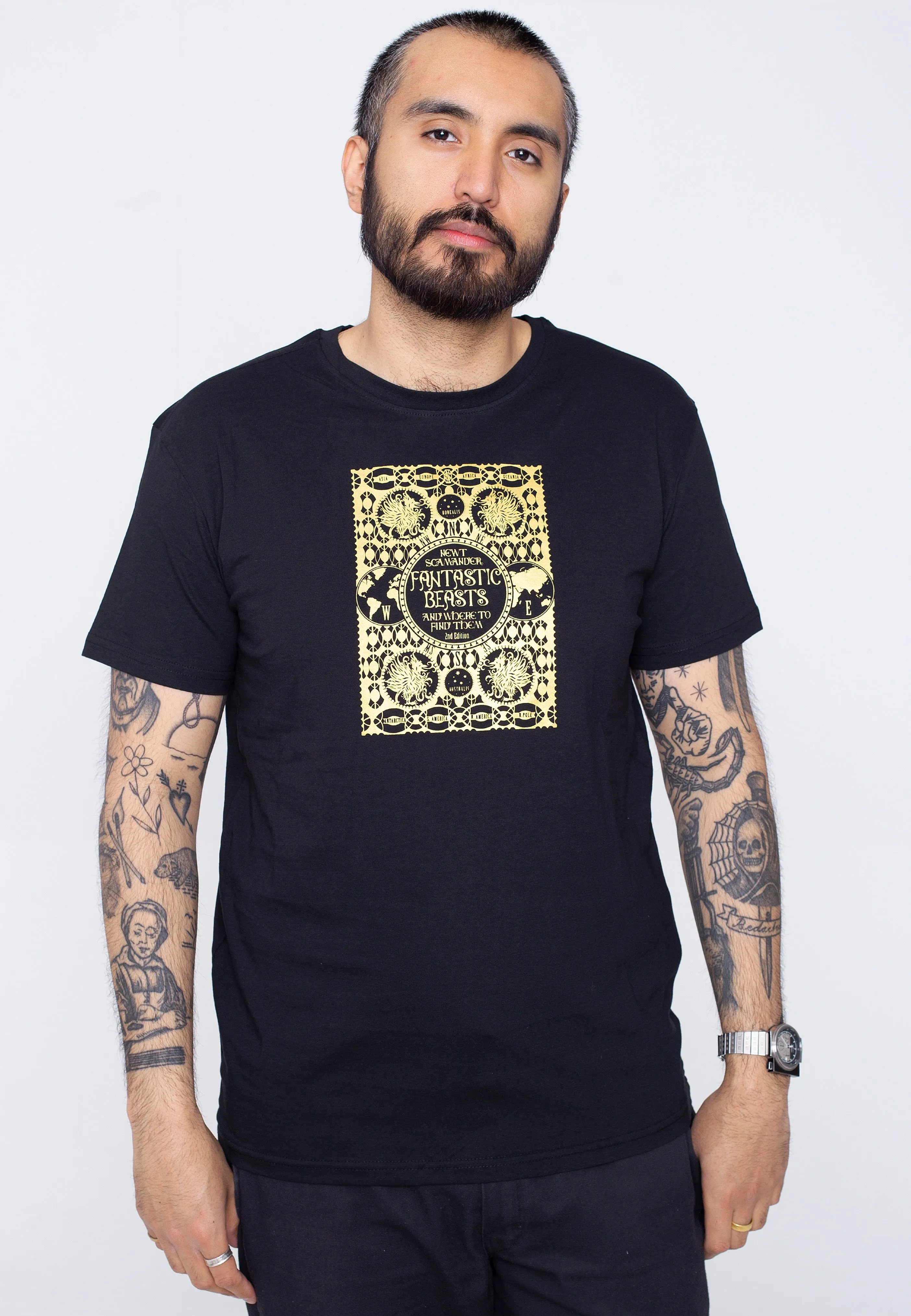 Fantastic Beasts - Golden Logo - T-Shirt