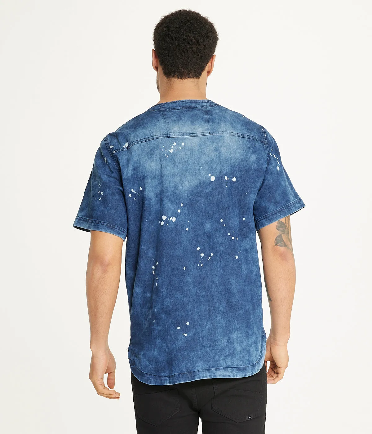 Final Few Brooklyn Laundry Men's Baseball Denim Shirt  Stylish & Comfortable