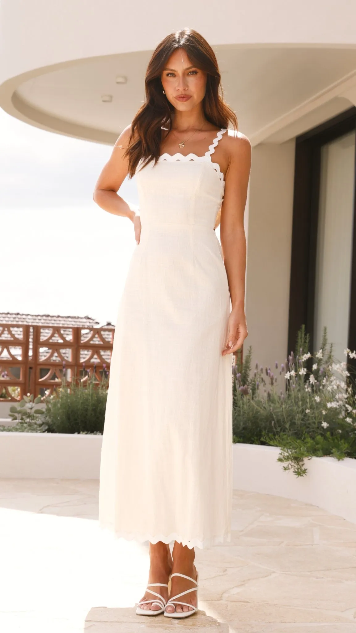 Fiora Maxi Dress - Oat Billy J
