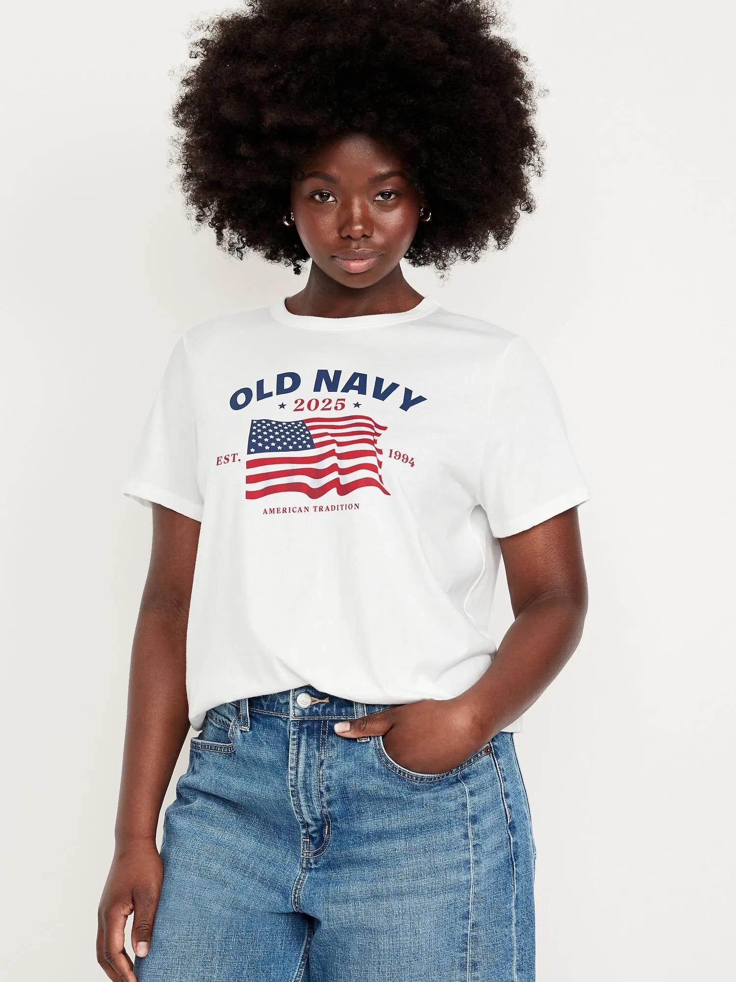 Flag-Graphic T-Shirt