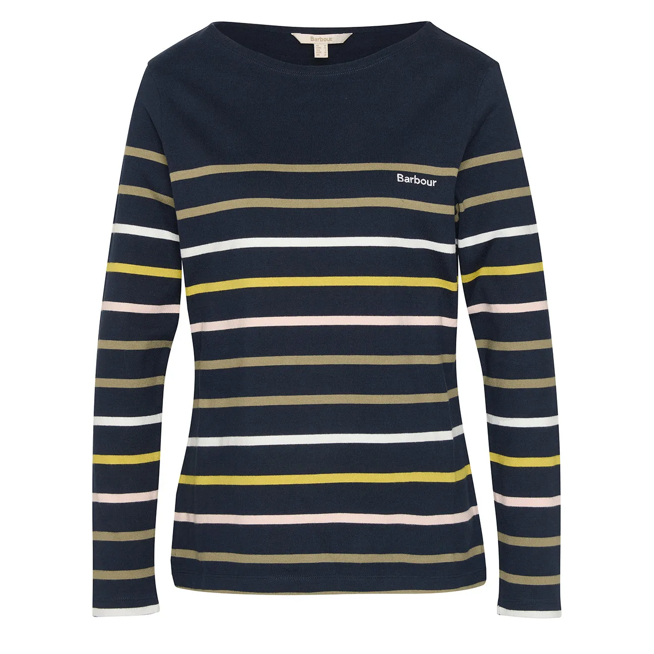 Flash Sale! Barbour Womens Hawkins Top Navy Stripe  Last Chance!
