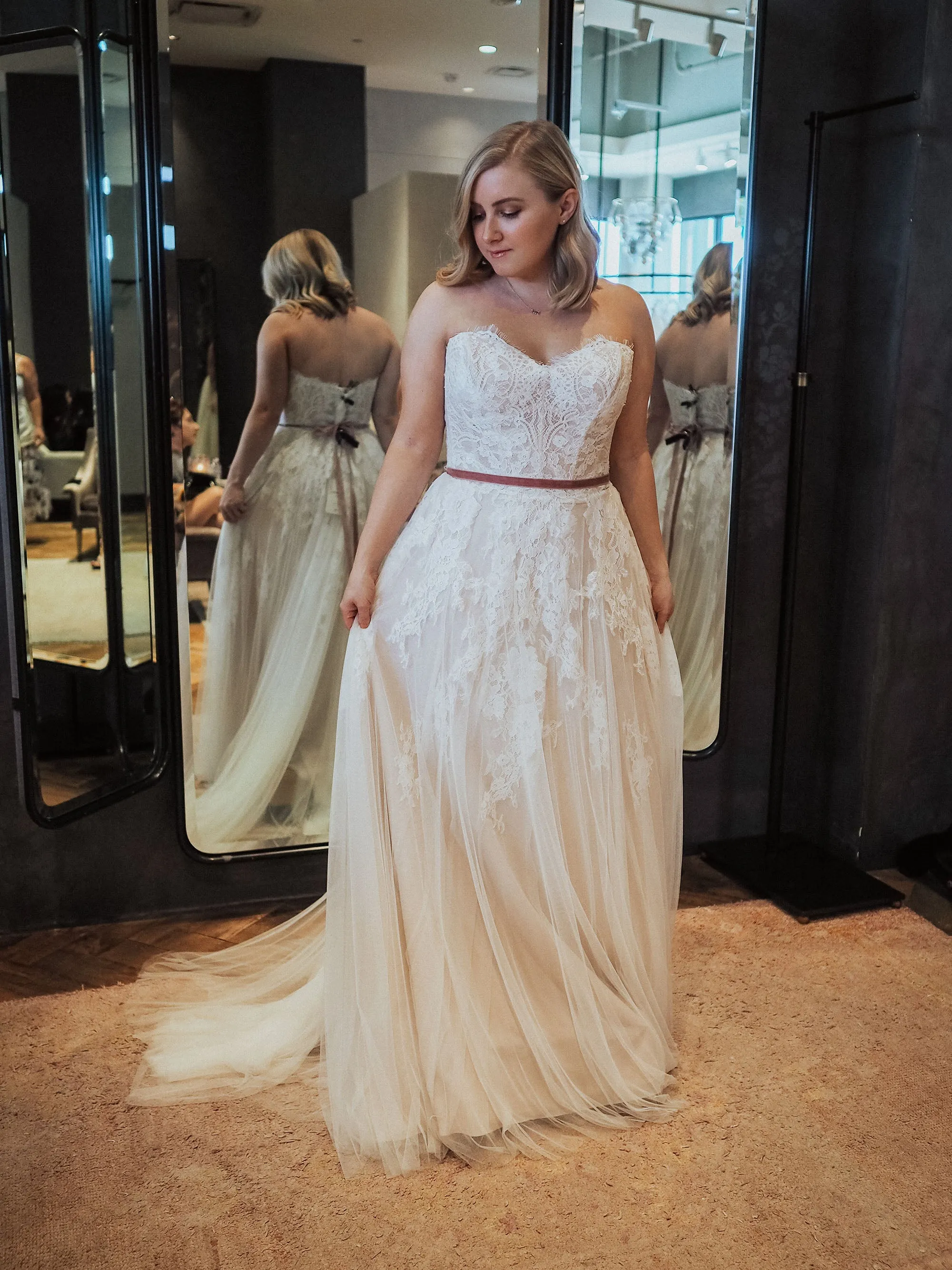 Flash Sale BHLDN Willowby Geranium Gown  Stylish & Comfortable