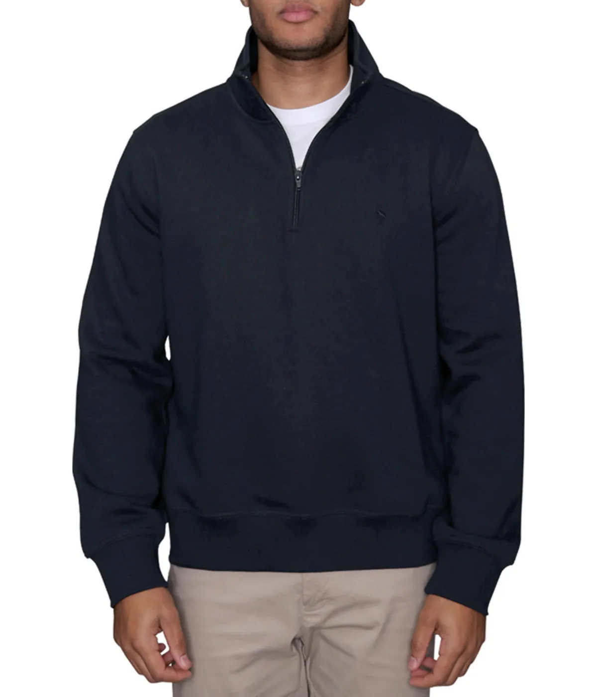 Flash Sale Quarter Zip Luxe Fleece Pullover Black  Ends Soon!