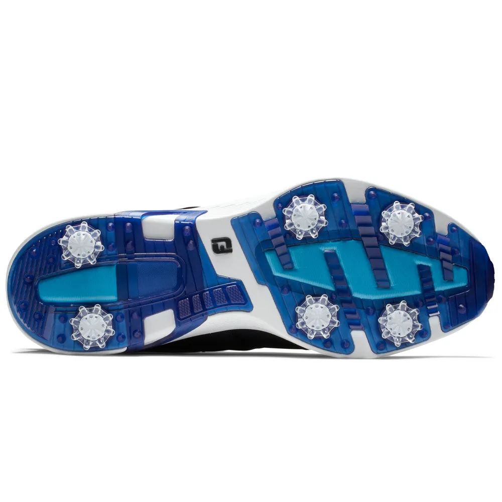 FootJoy Hyperflex BOA Spiked Waterproof Shoes - Navy/Blue/White