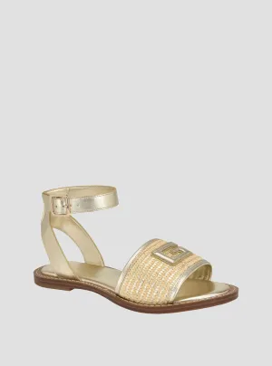 Gold Shay Sandals Guess