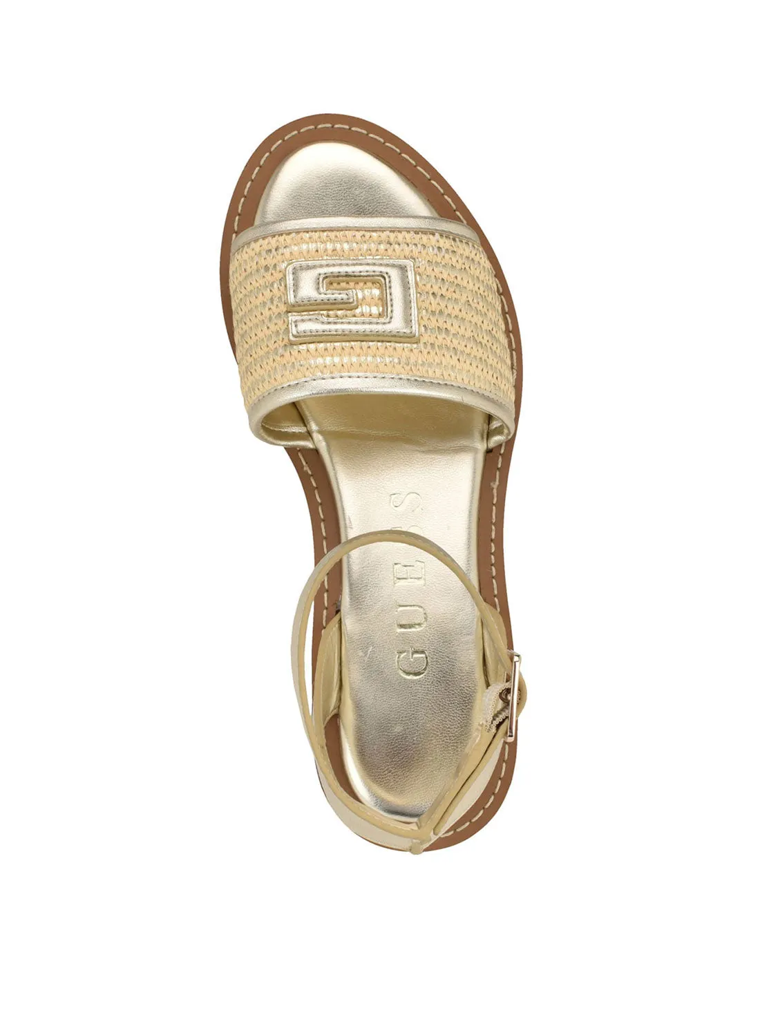 Gold Shay Sandals Guess