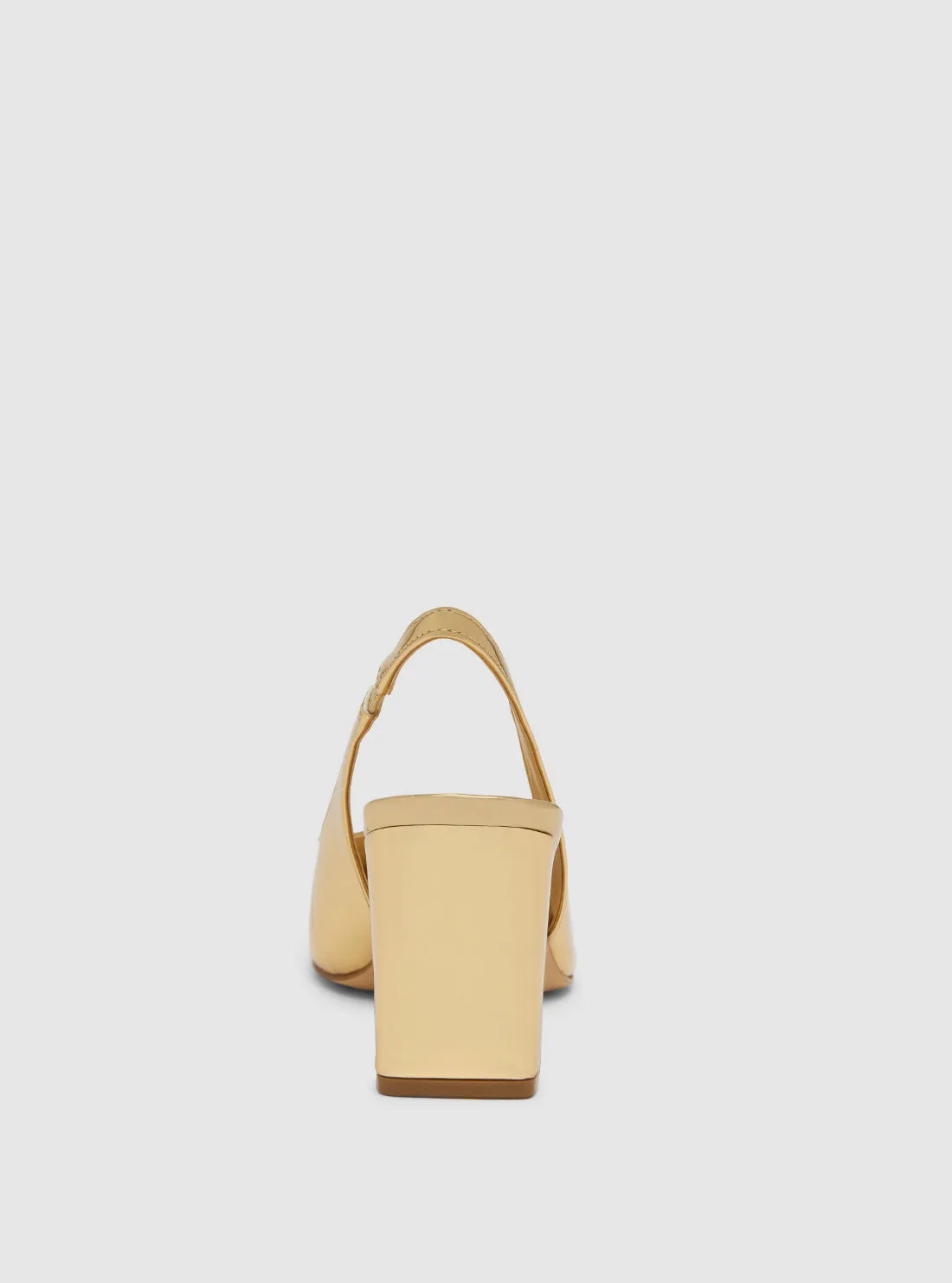 Gold Valinda Block Heel Guess