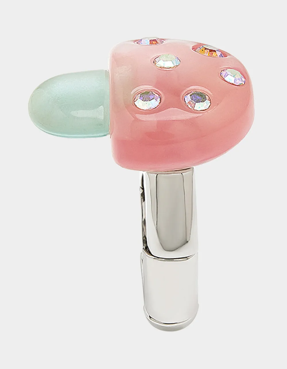 HOP TO IT MUSHROOM STRETCH RING PINK Betsey Johnson