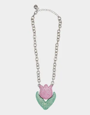 HOP TO IT TULIP PENDANT PINK Betsey Johnson