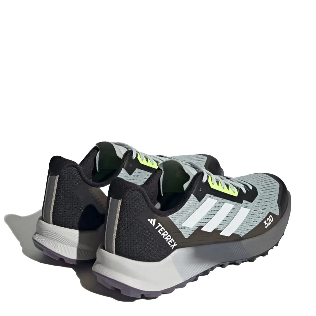Hot Deal Adidas Terrex Agravic Flow 2.0 Trail Running Shoes Wonder Silver / Crystal White / Lucid Lemon  Limited Availability!