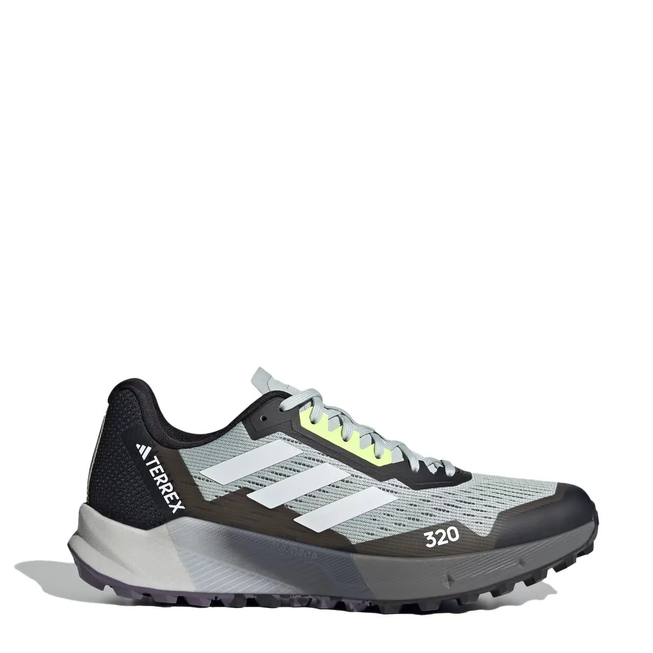 Hot Deal Adidas Terrex Agravic Flow 2.0 Trail Running Shoes Wonder Silver / Crystal White / Lucid Lemon  Limited Availability!