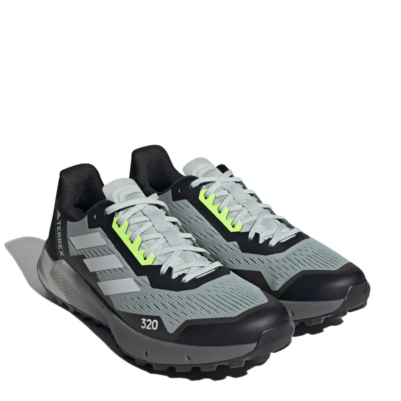 Hot Deal Adidas Terrex Agravic Flow 2.0 Trail Running Shoes Wonder Silver / Crystal White / Lucid Lemon  Limited Availability!