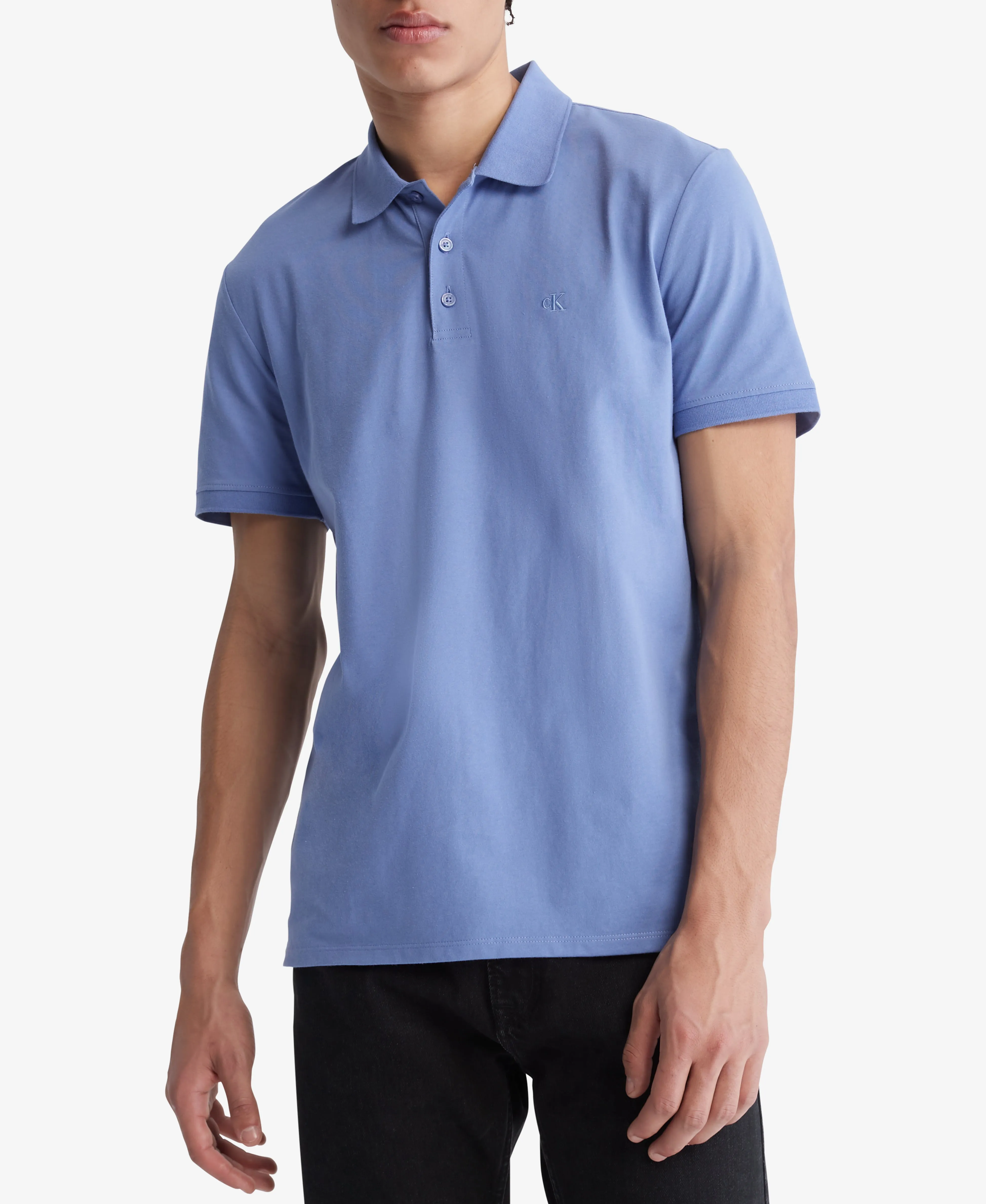 Hot Deal SS SMOOTH COTTON Solid Polo  Today Only!
