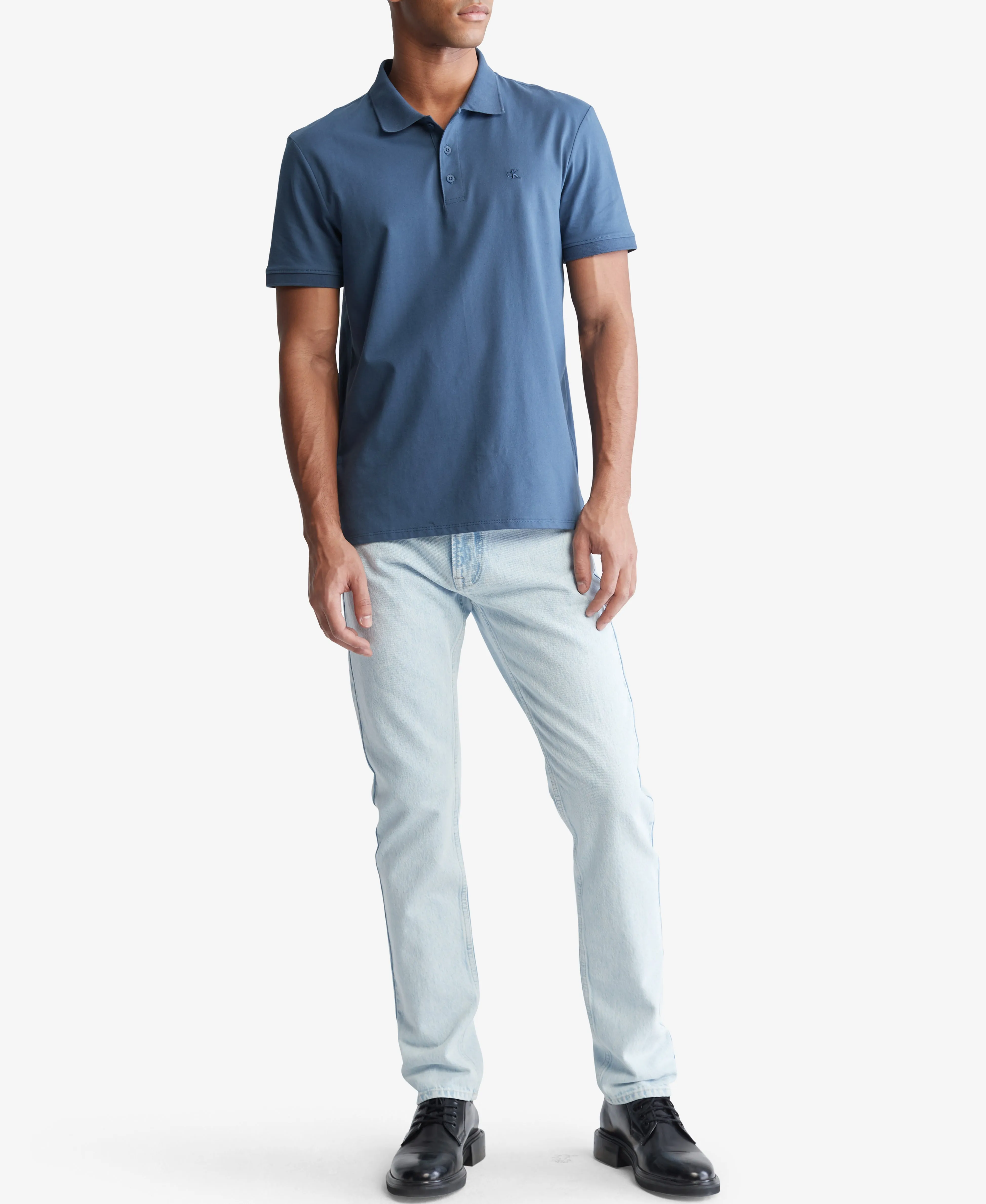 Hot Deal SS SMOOTH COTTON Solid Polo  Today Only!