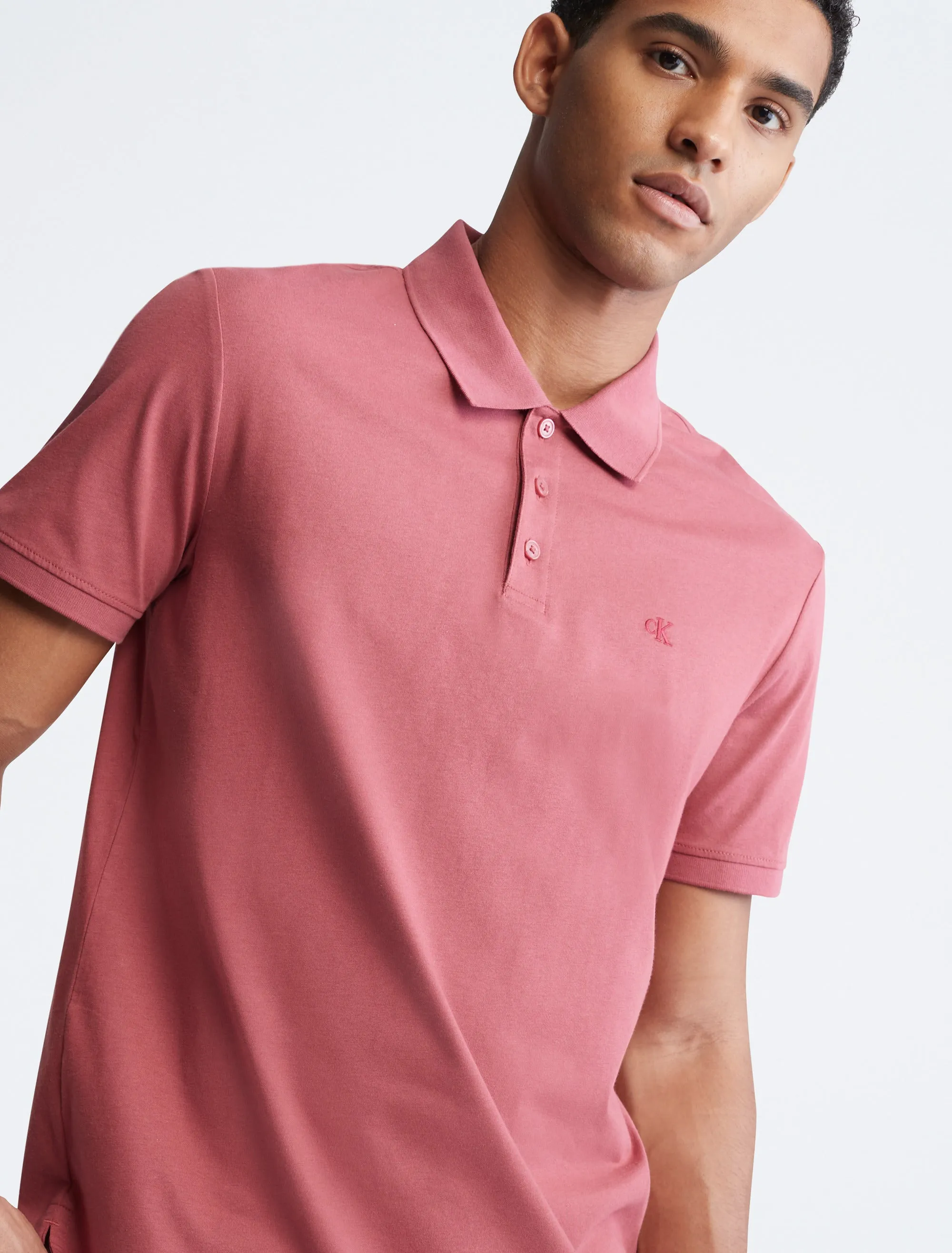 Hot Deal SS SMOOTH COTTON Solid Polo  Today Only!