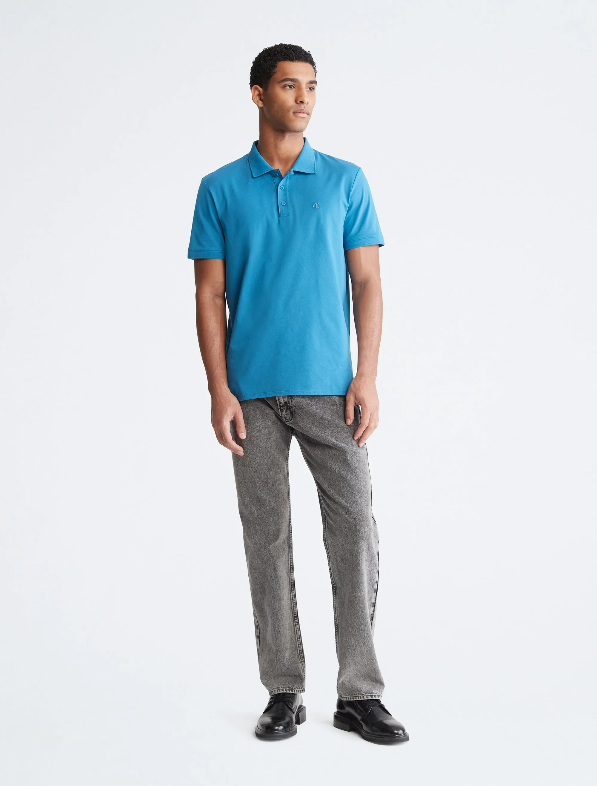 Hot Deal SS SMOOTH COTTON Solid Polo  Today Only!