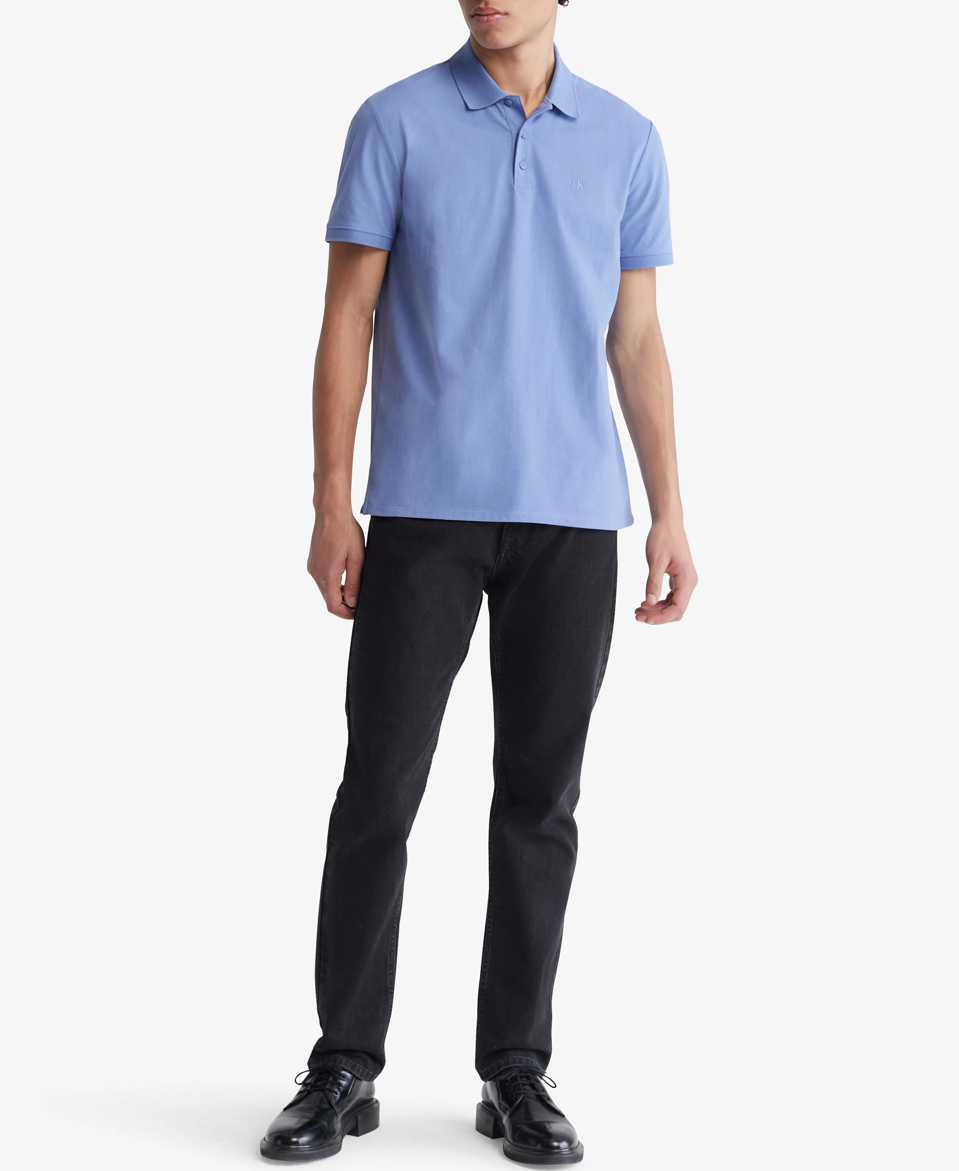 Hot Deal SS SMOOTH COTTON Solid Polo  Today Only!