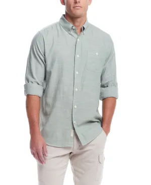 Hot Deal Weatherproof Vintage Men's L/S Solid Cotton Twill Shirt  Limited Availability!