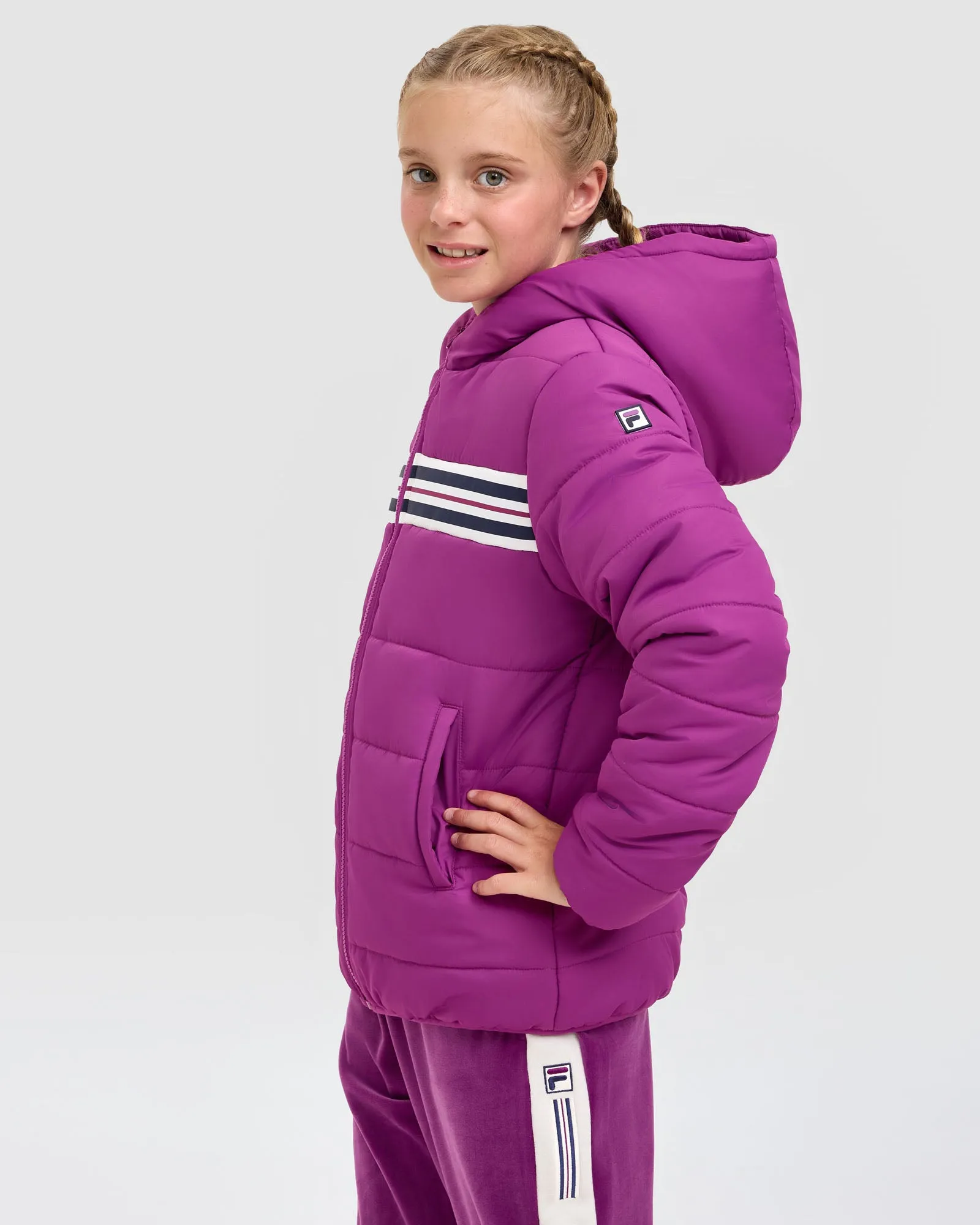 Kids Ashley Puff Jacket -FILA