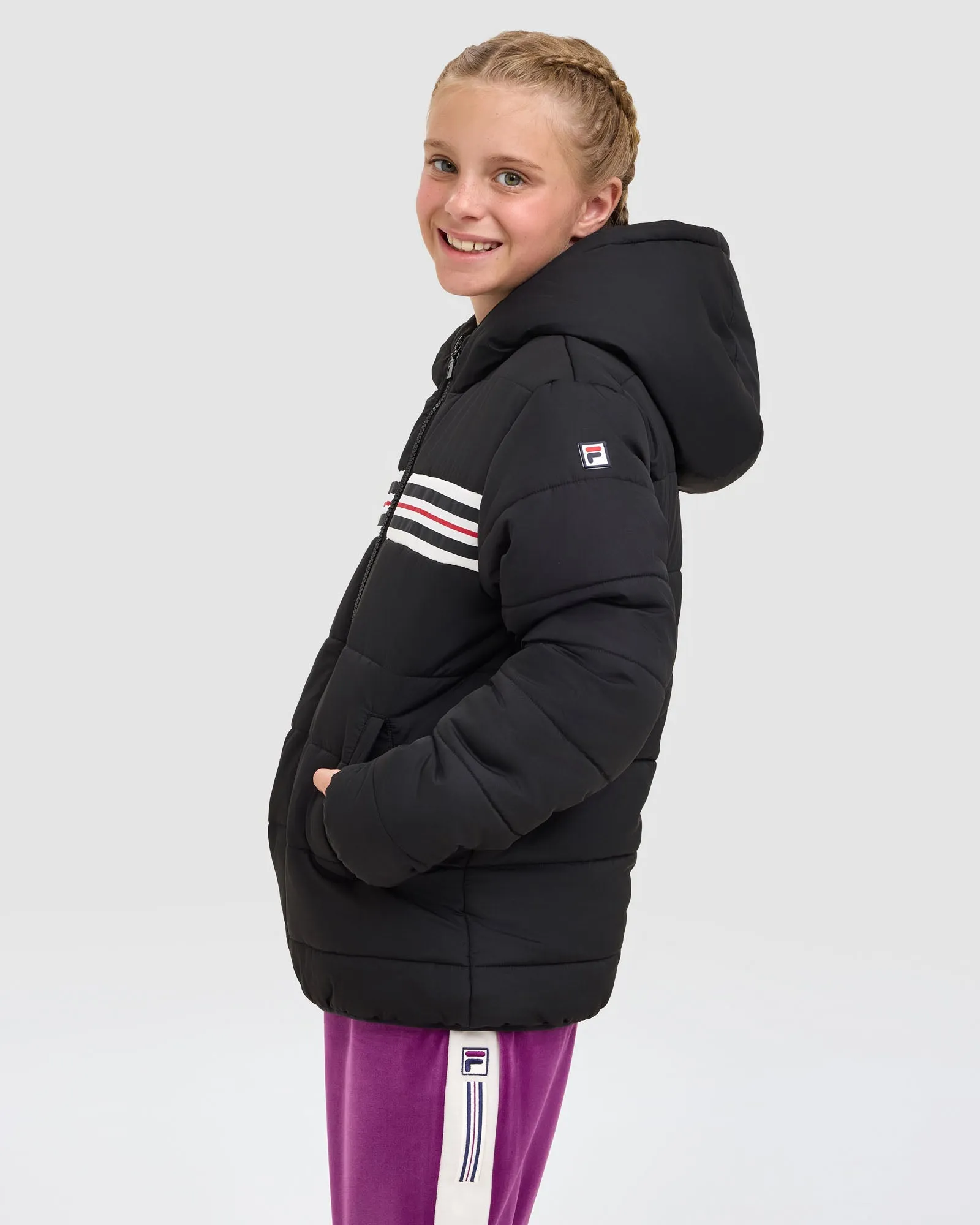 Kids Ashley Puff Jacket -FILA