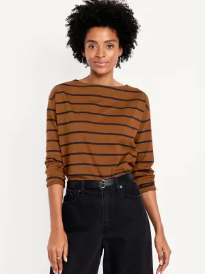 Long-Sleeve Mariner Loose T-Shirt