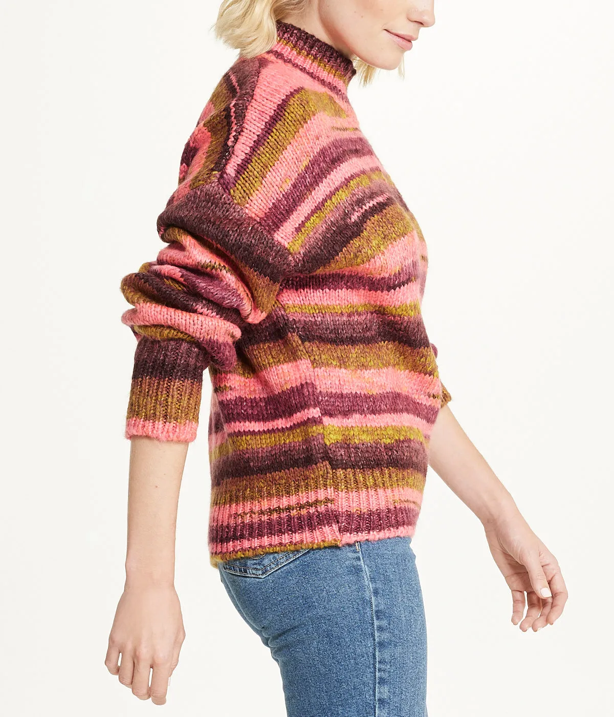 Luxury Feel Stripe Sweater  Going Fast!