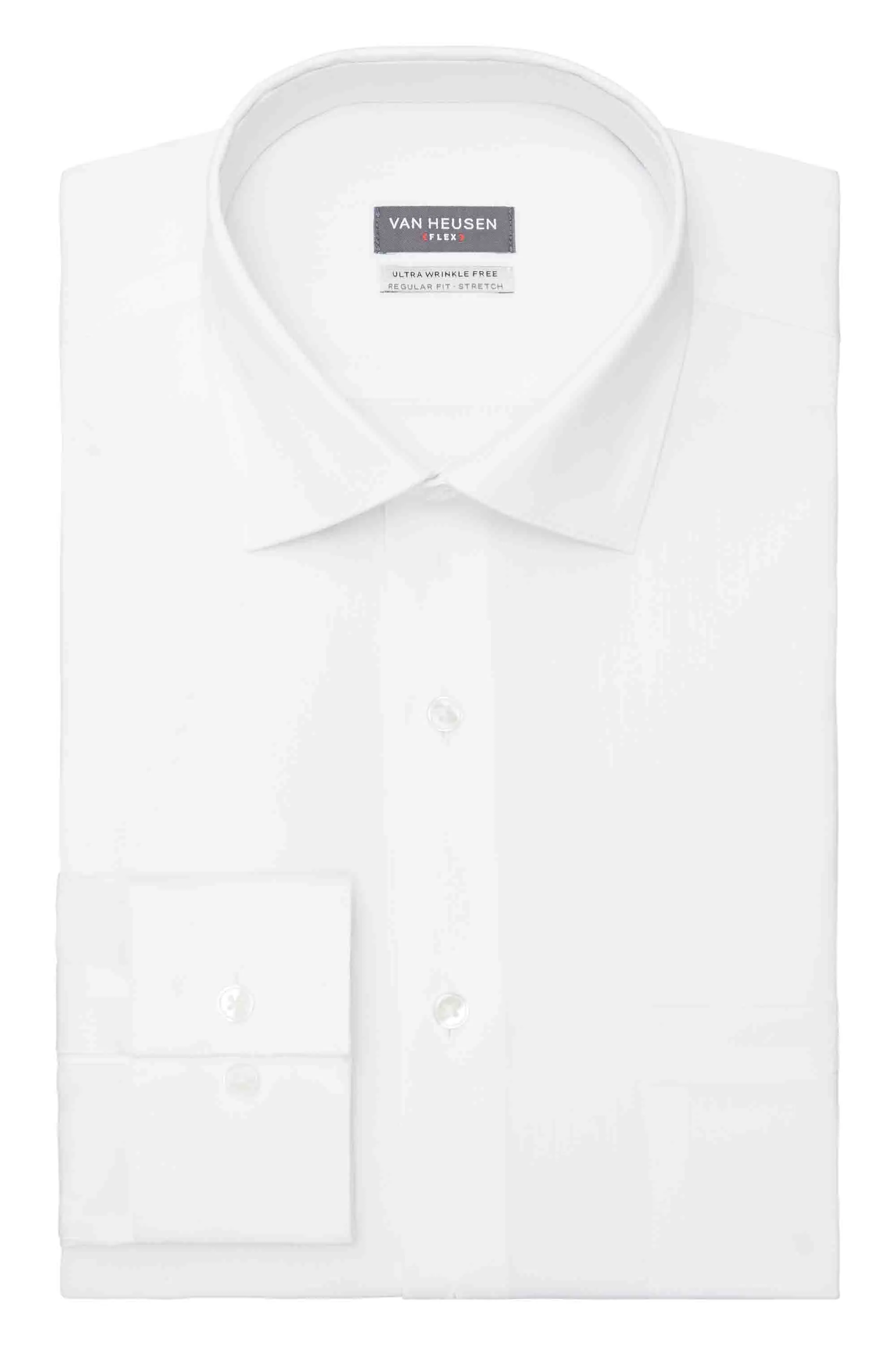 Luxury Feel Van Heusen Regular Fit Ultra Wrinkle Free Stretch FLEX Solid  Limited Stock!