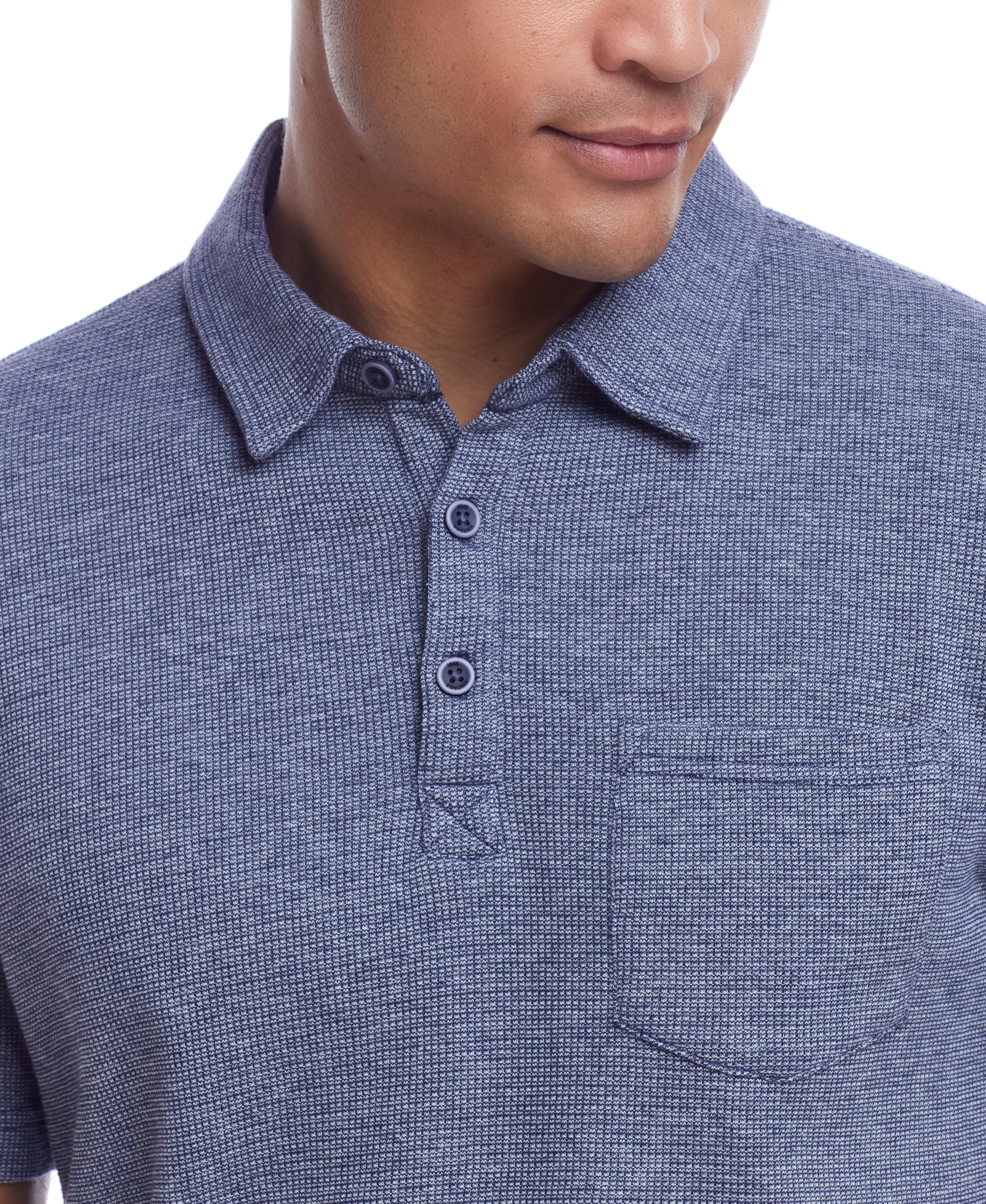 Luxury Feel Weatherproof Vintage Men's Waffle Polo Shirt  Today Only!