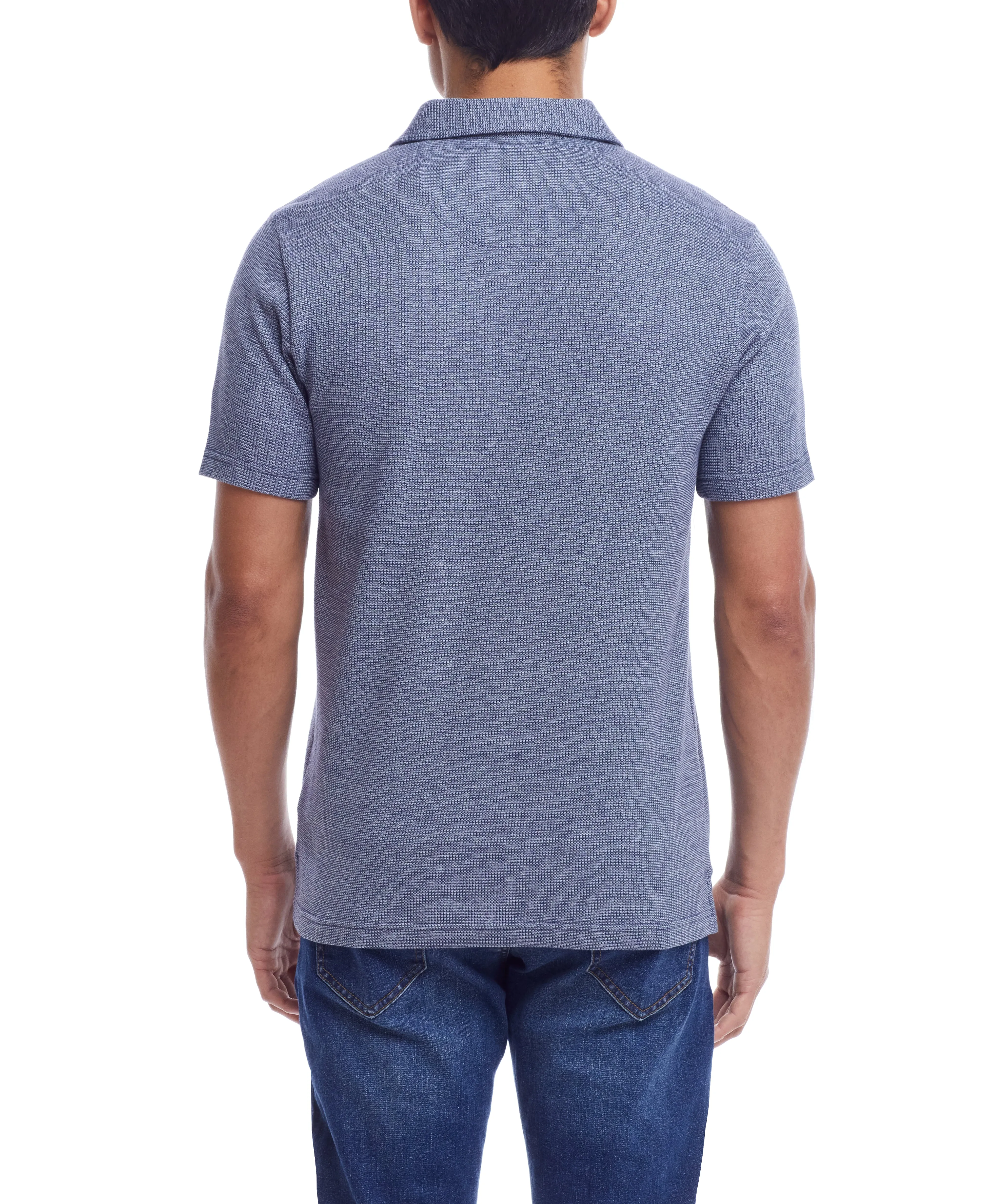 Luxury Feel Weatherproof Vintage Men's Waffle Polo Shirt  Today Only!