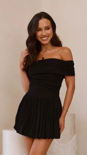 Manalla Mini Dress - Black Billy J