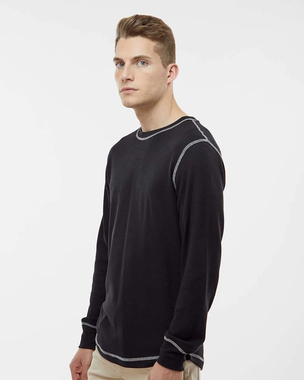 OUTLET-J America Vintage Thermal Long Sleeve T-Shirt
