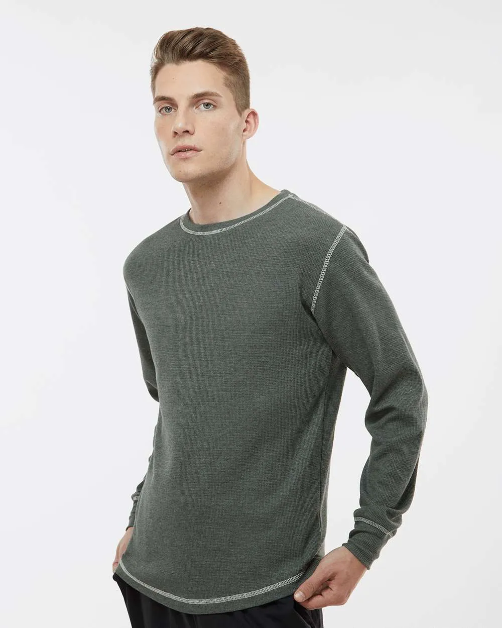 OUTLET-J America Vintage Thermal Long Sleeve T-Shirt