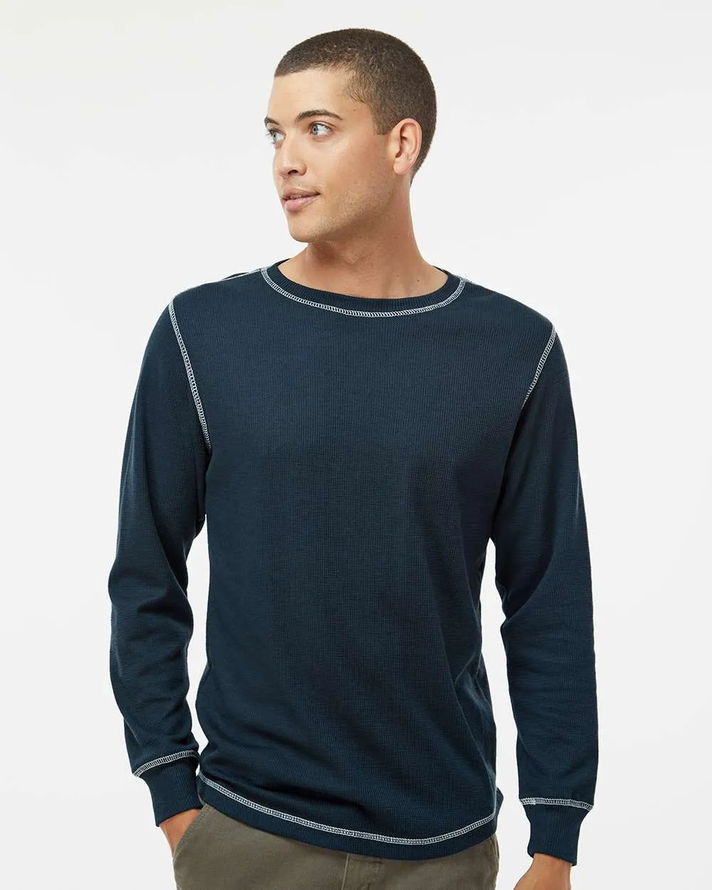OUTLET-J America Vintage Thermal Long Sleeve T-Shirt