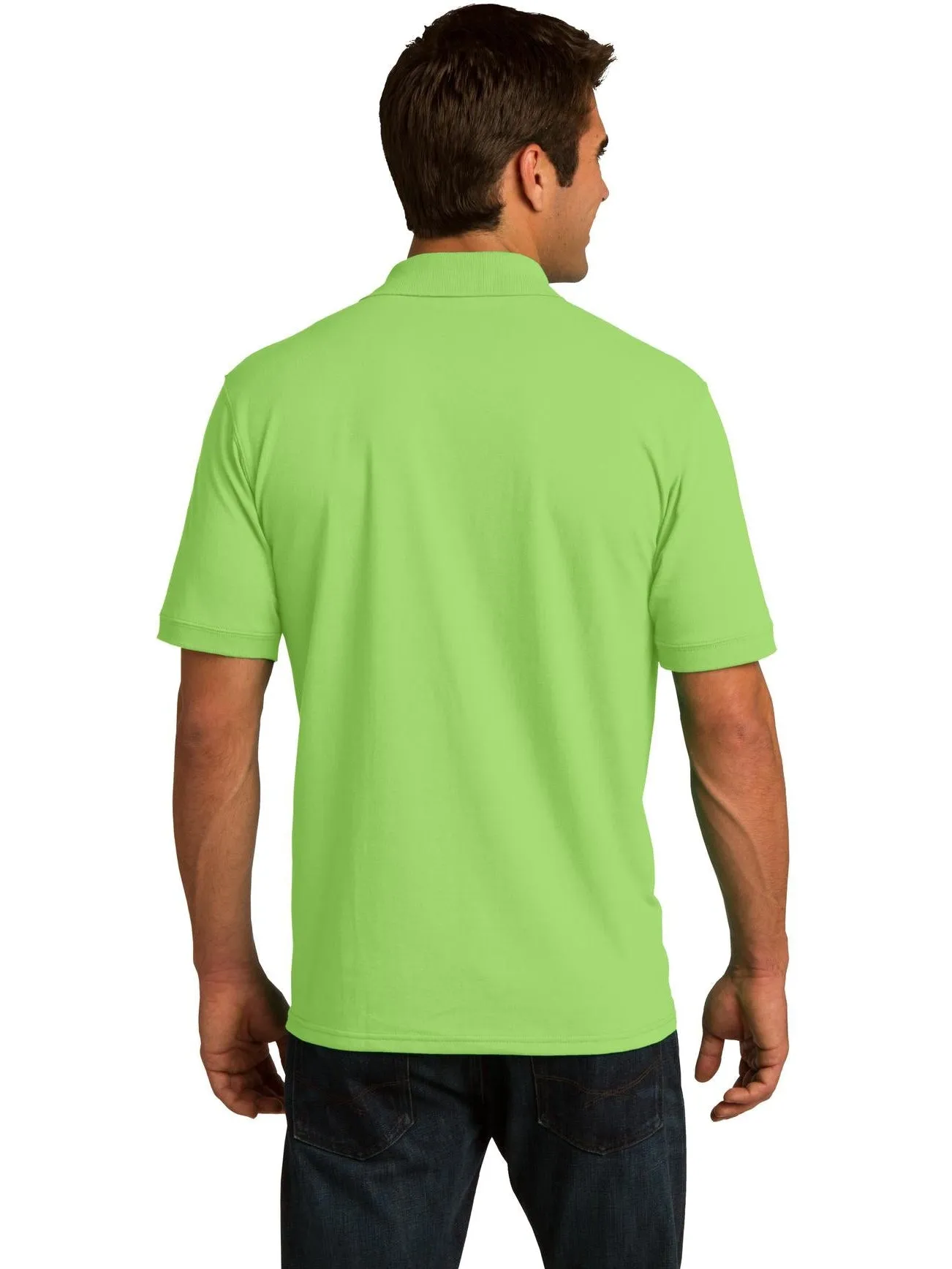 OUTLET-Port & Company Jersey Knit Polo Shirt