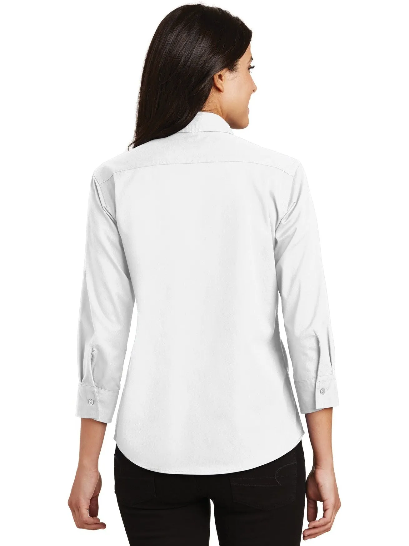 OUTLET-Port Authority Ladies 3/4-Sleeve Easy Care