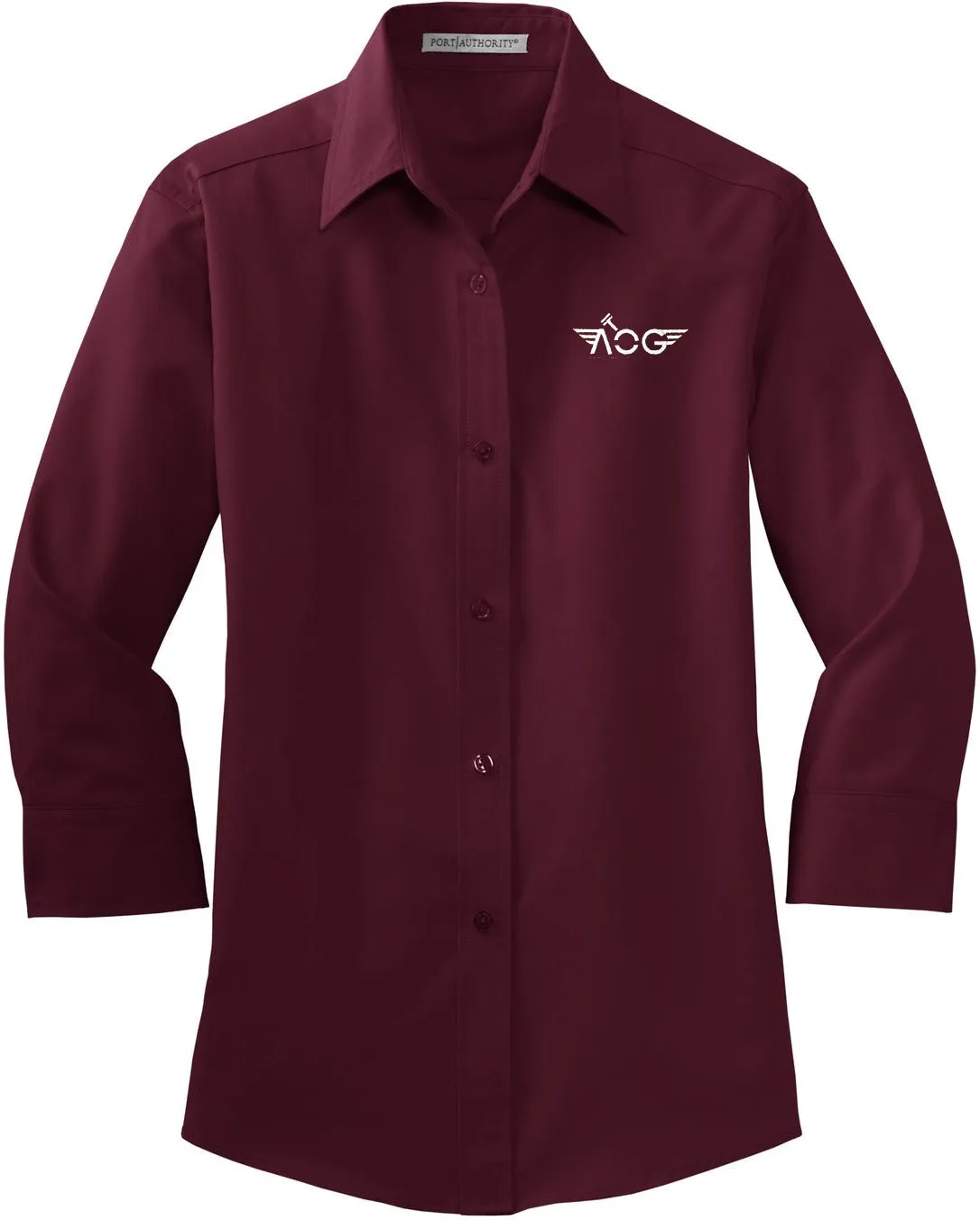 OUTLET-Port Authority Ladies 3/4-Sleeve Easy Care