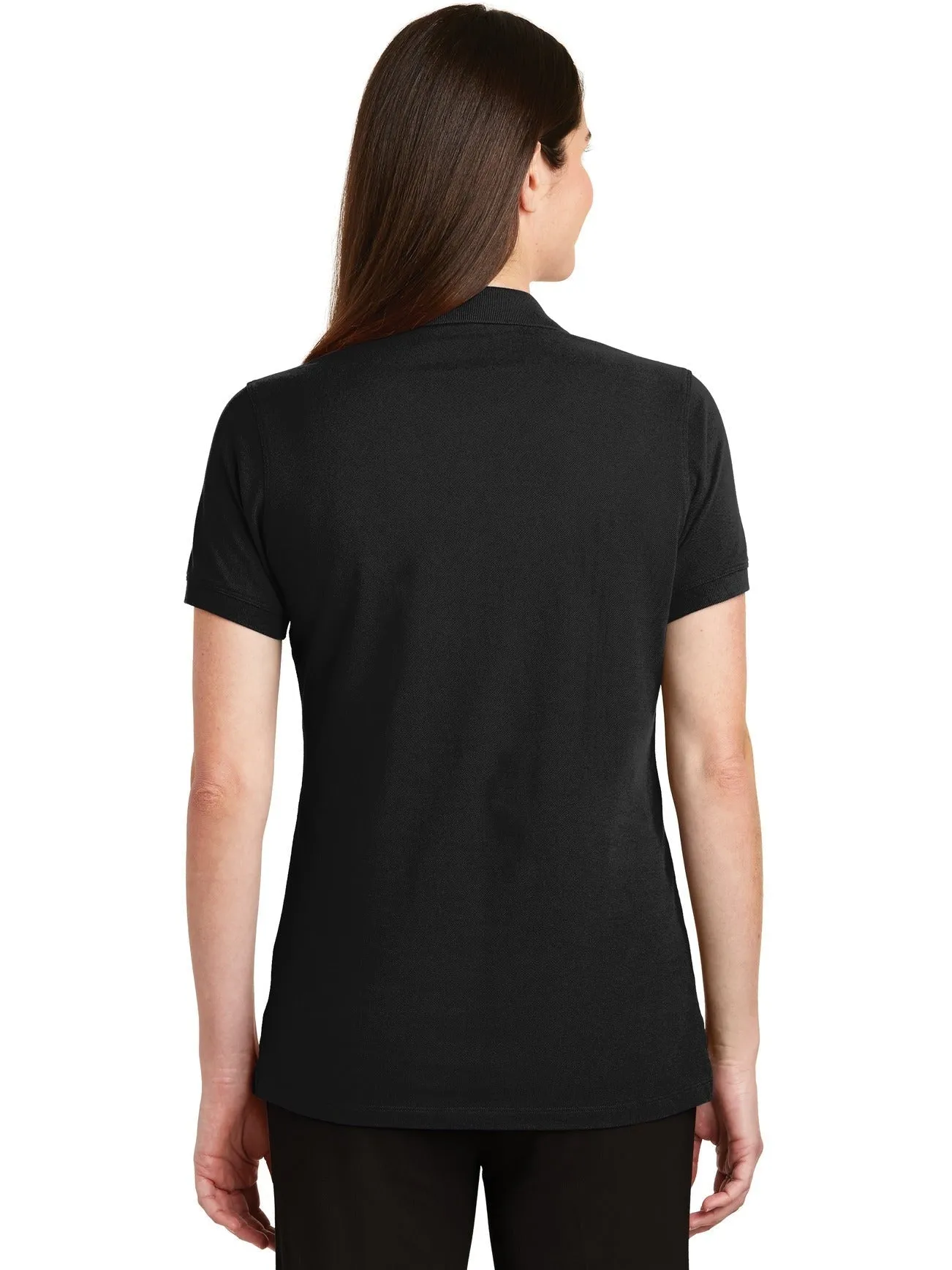 OUTLET-Port Authority Ladies EZCotton Pique Polo