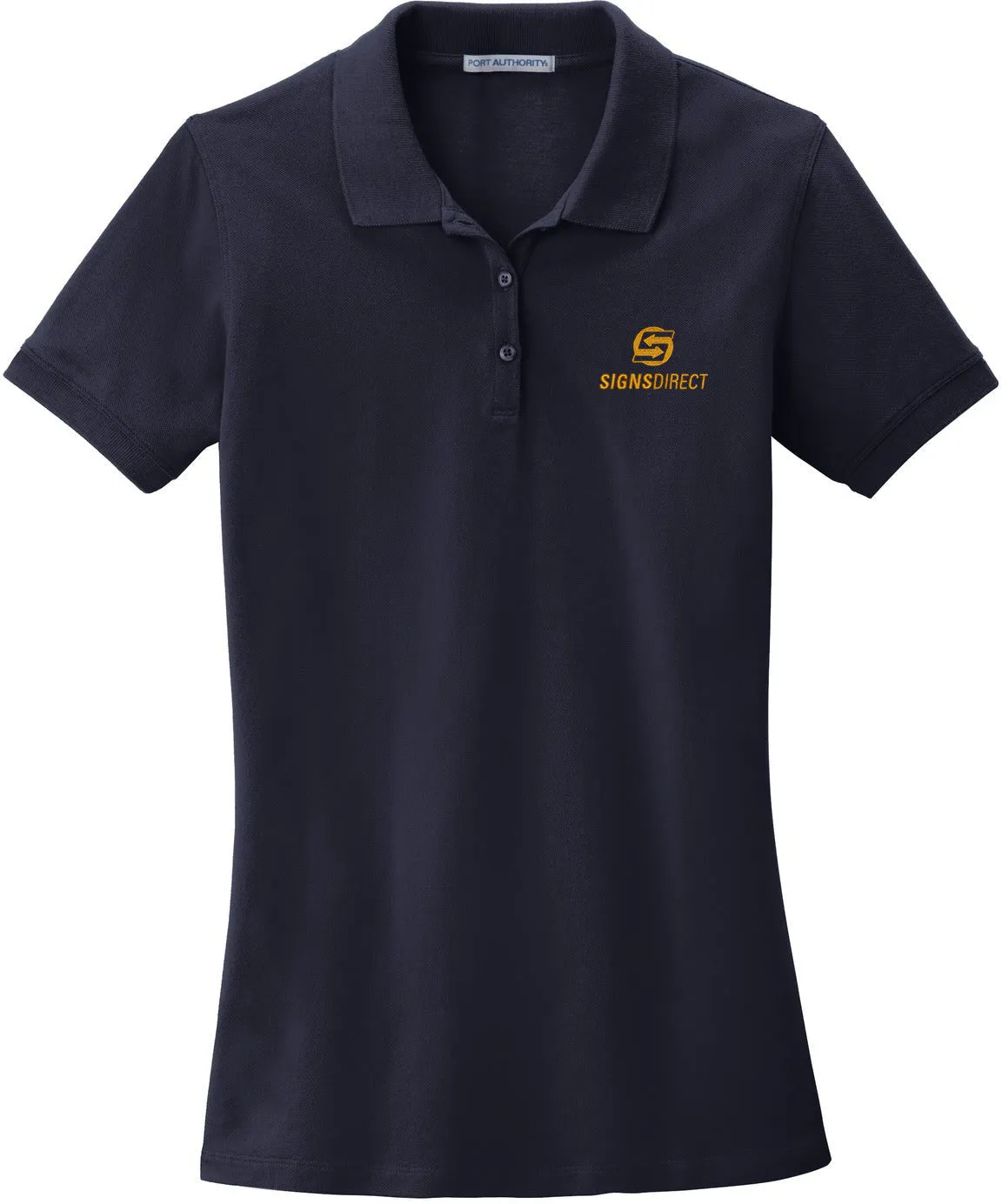 OUTLET-Port Authority Ladies EZCotton Pique Polo