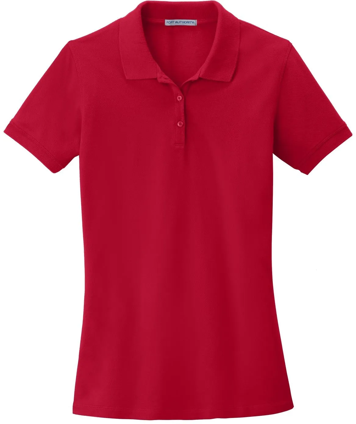 OUTLET-Port Authority Ladies EZCotton Pique Polo