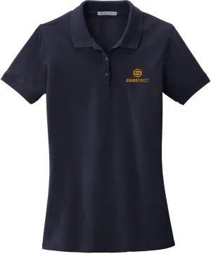OUTLET-Port Authority Ladies EZCotton Pique Polo