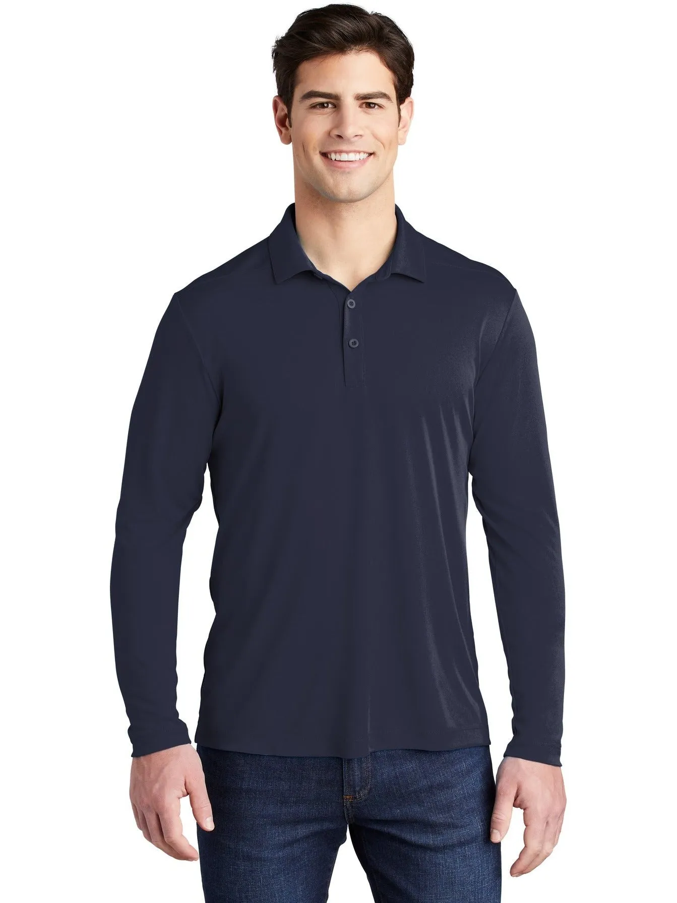 OUTLET-Sport-TekPosi-UV Pro Long Sleeve Polo