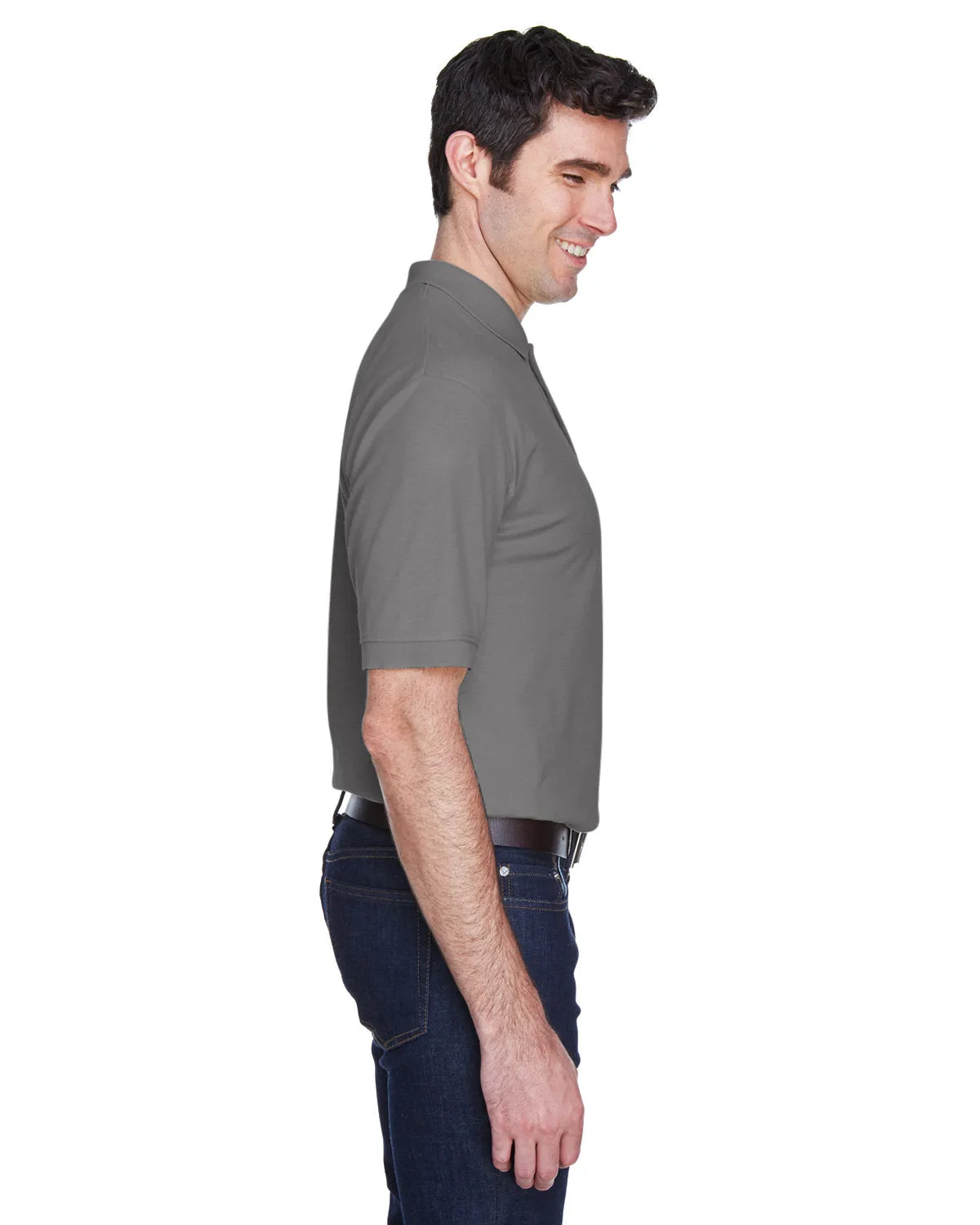 OUTLET-UltraClub Whisper Pique Polo Shirt