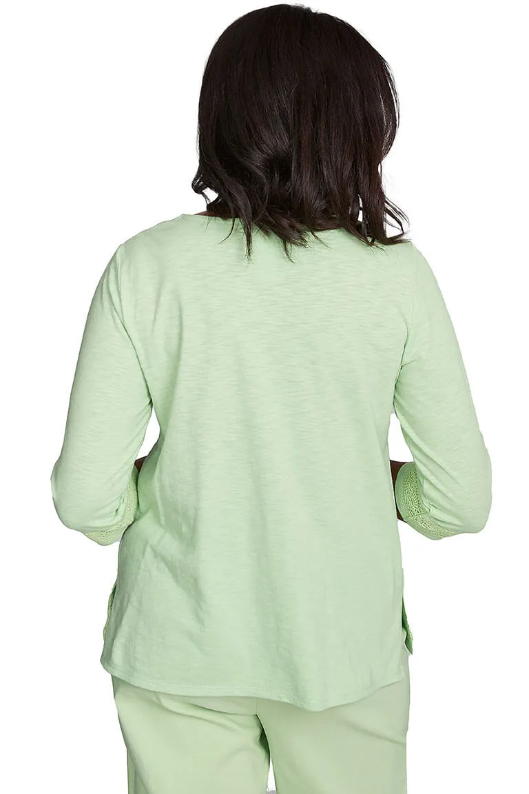 Parrot Cay Lace Trim Top