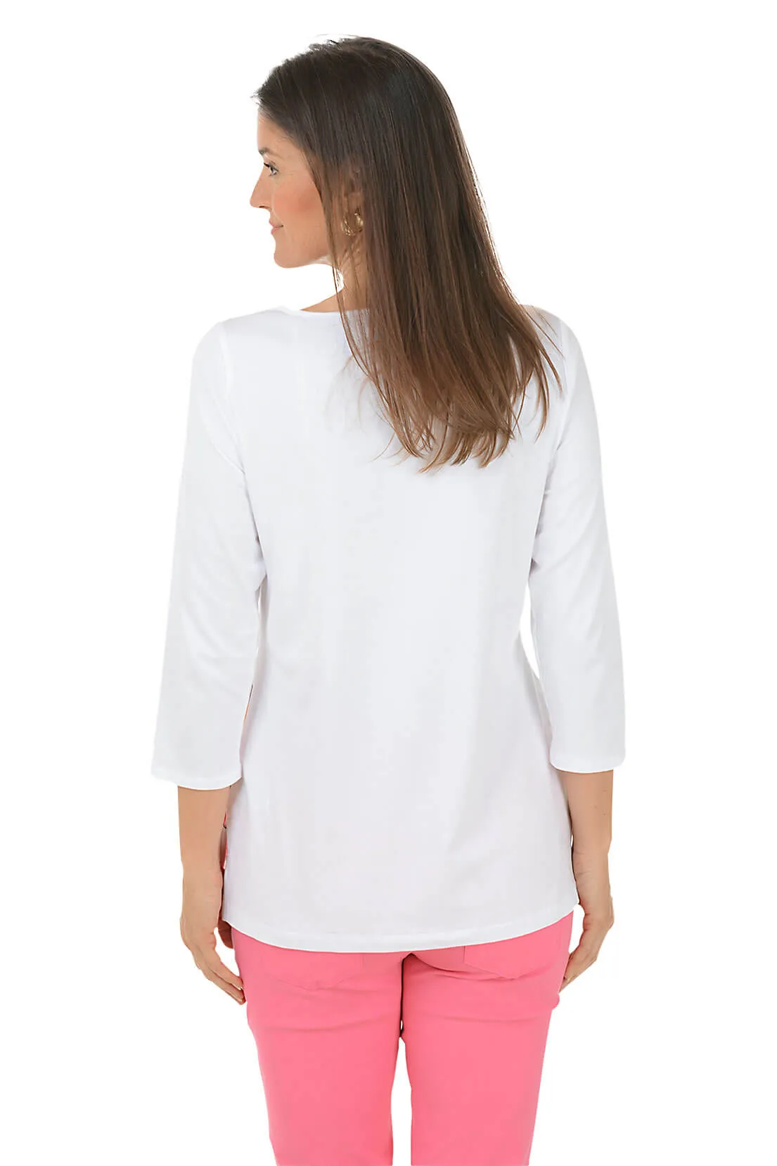 Petite Color Crush Floral Beaded Tunic
