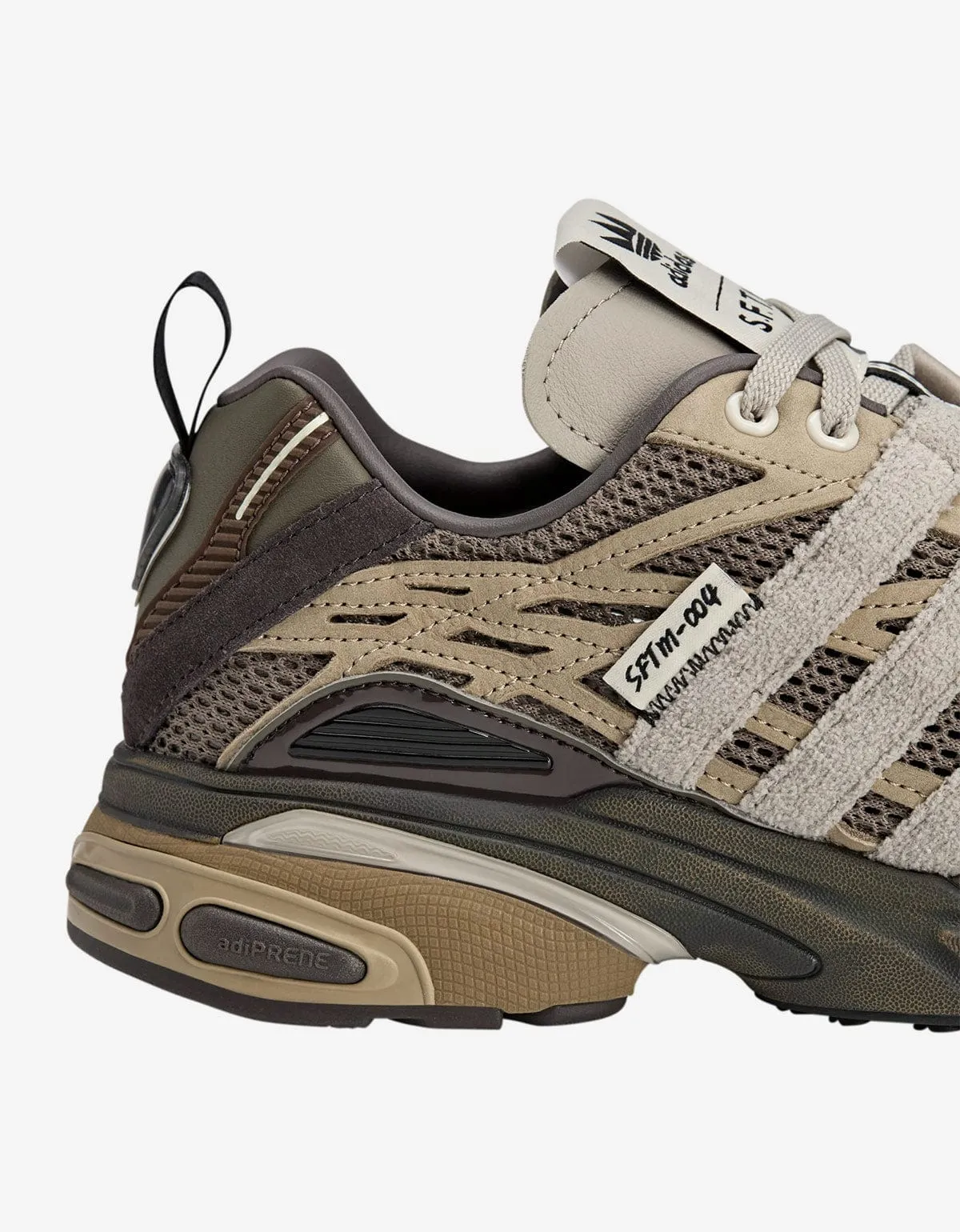 SFTM x Adidas 005 Brown Adistar Cushion Trainers