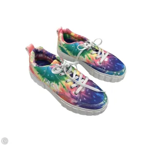 Shoes Athletic By Fila In Rainbow Print, Size: 8.5