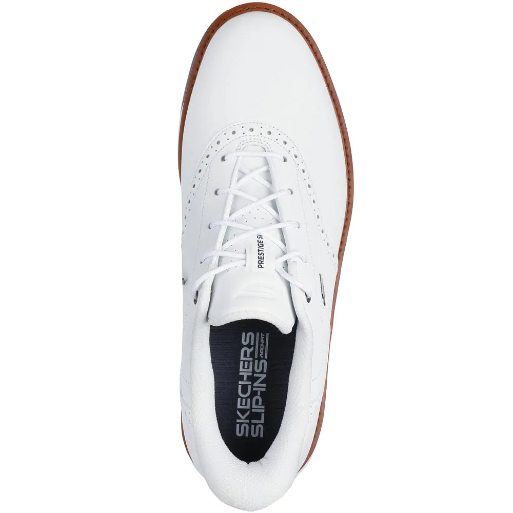 Skechers Go Golf Prestige Spikeless Waterproof Shoes - White